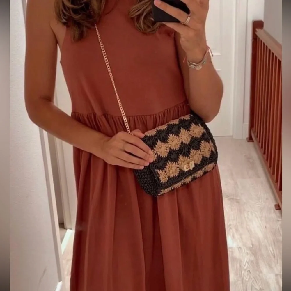 NWT Zara Bi-color Crossbody Bag - Picture 8 of 16